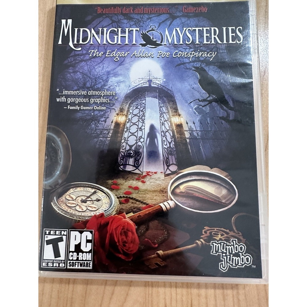 Midnight Mysteries The Edgar Allan Poe Conspiracy PC Game Mumbo Jumbo 1000-10632